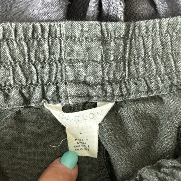 Caslon draw string linen shorts - Picture 2 of 5